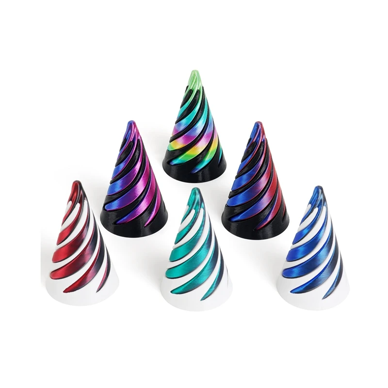 3D Printed Decoration Mini Spiral Cone