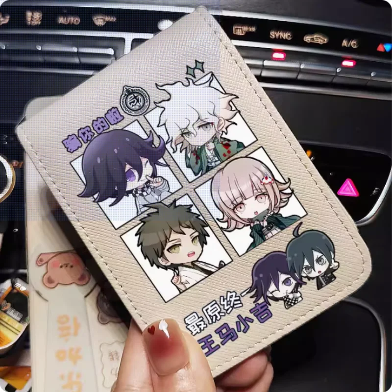 Danganronpa V3: Killing Harmony Kokichi Oma Cartoon Fashion Wallets PU Purse Card Holder Money Bag Gift B475 Cosplay