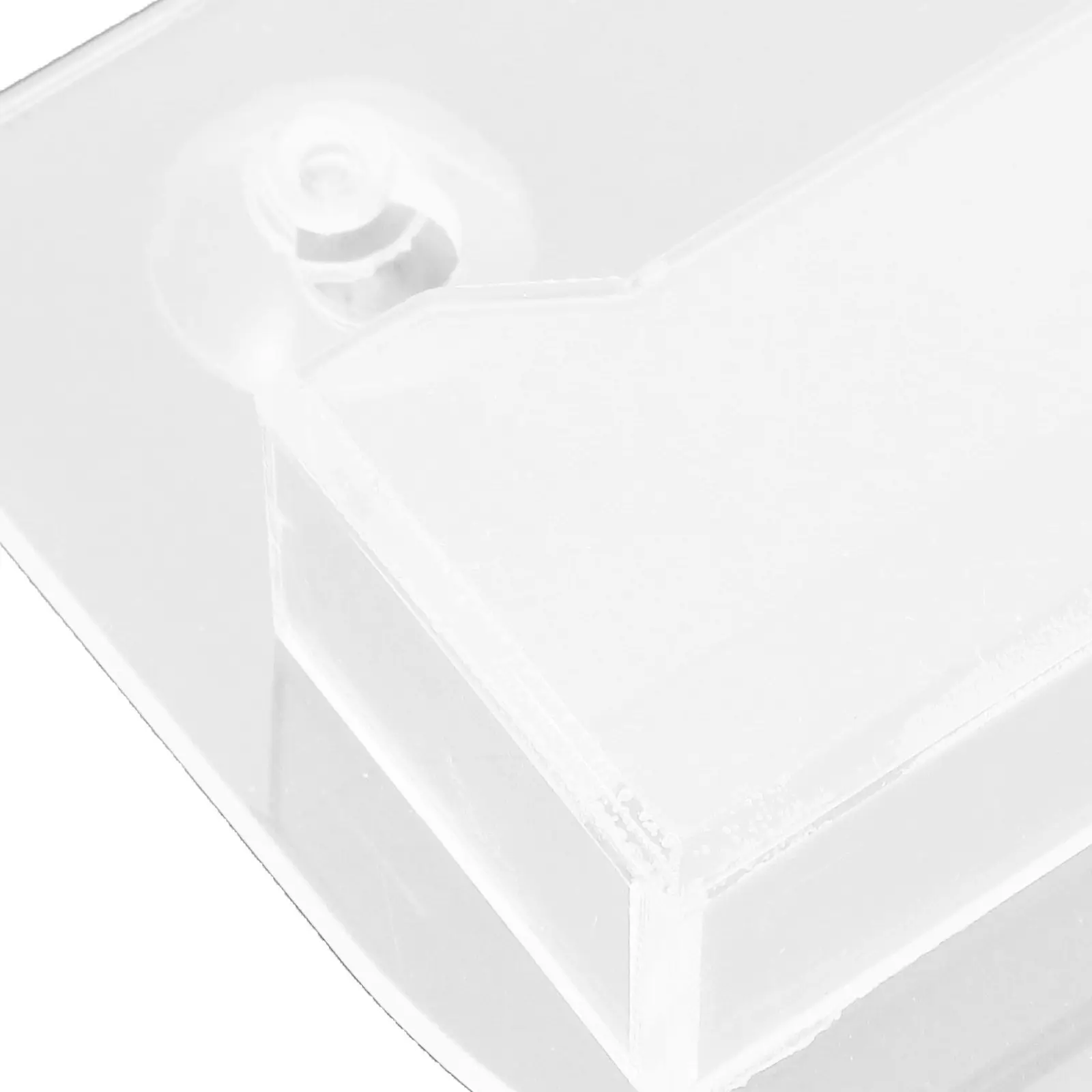 투명 아크릴 명함 홀더 벽걸이형 흡착판 드릴 필요 없음 간편 재배치 데스크탑 공간 절약 전문 디스플레이