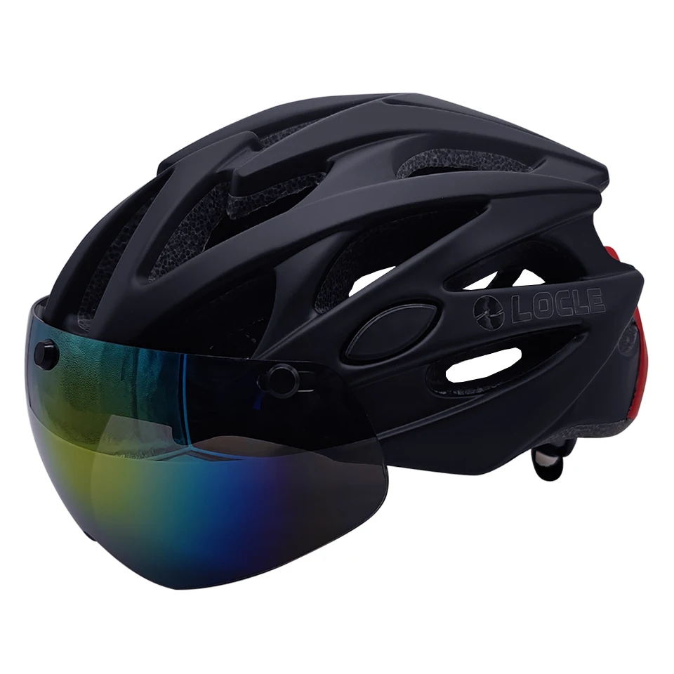 LOCLE UV400 Bike Bicycle Cycling Helmet Magnetic Goggles or Glasses Gafas Ciclismo 3 Colors (Only for LOCLE Helmet)