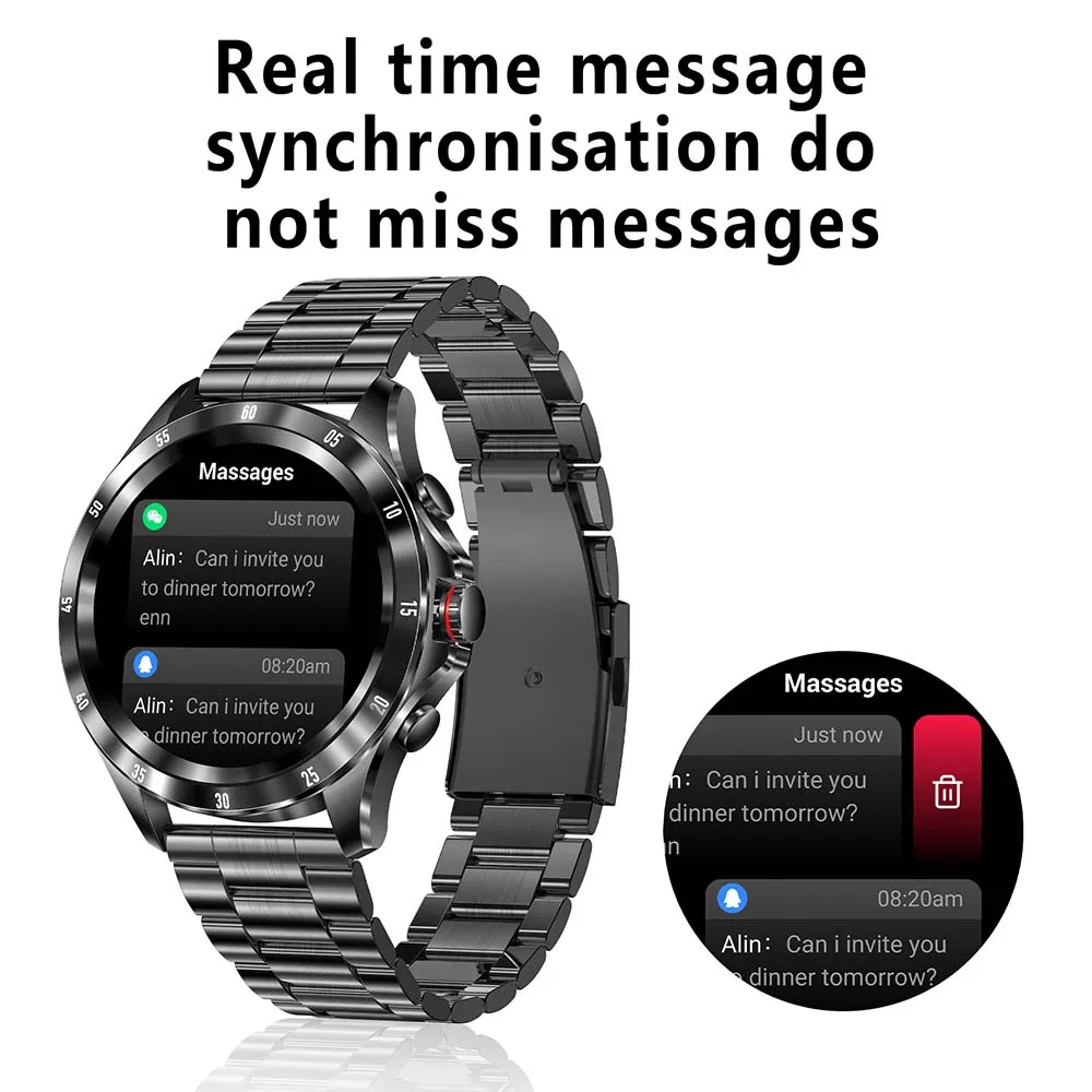 SENBONO Men Smart Watch Max7 Bluetooth Answer Call Man