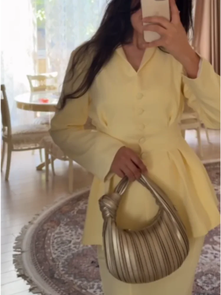 شيك سليم صالح التنانير 2 قطعة مجموعة النساء الخامس...