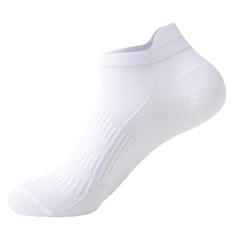 2025e Four Seasons Men's Boat With Ear Tabs, Sports For Marathon Night Running, Women's Sweat-Absorbing Short Tube Non-Slip_voghion.com