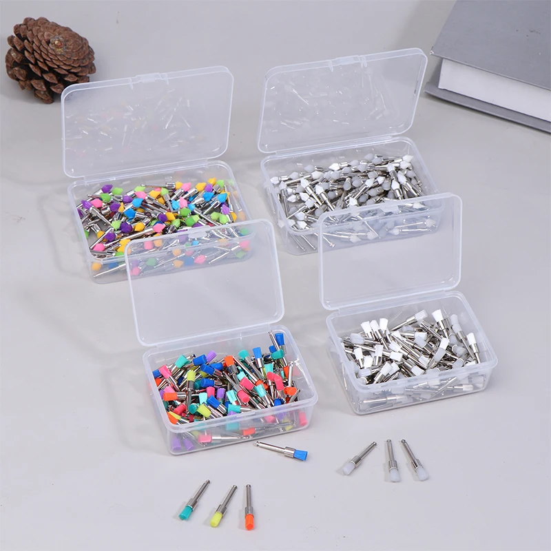 

100Pcs/box Tooth Single Polishing Brushes Sharp Type Nylon Dental Prophy Brush Dental Lab Polishing Brushes Dentist Clinic Tools