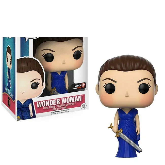 thumbnail image 4 of FUNKO POP DC Justice League Wonder Woman 226# Superman 205# Batman 292# Aquaman The Flash Figura de vinilo Colección Juguetes, 4 of 5