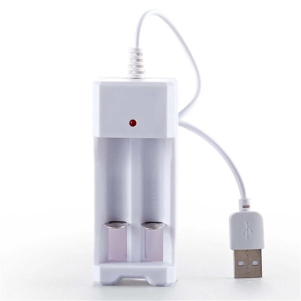 thumbnail image 1 of Cargador de batería Universal con salida USB, adaptador de herramientas de carga rápida de 2/3/4 ranuras para pilas AA/AAA, 1 of 5