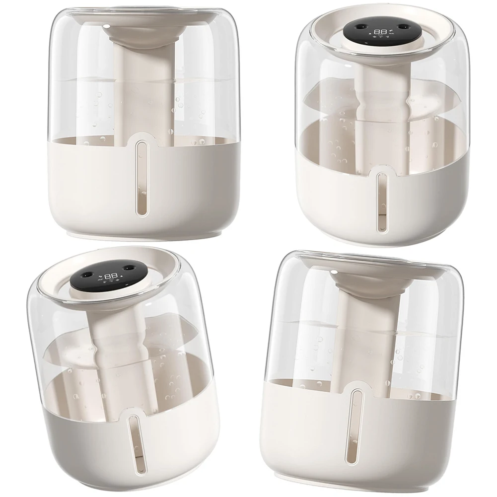 6.8L Air Humidifier Dual Nozzle Humidity Diffuser 3 Modes Cool Mist Humidifier Quiet Diffuser for Living Room Bedroom