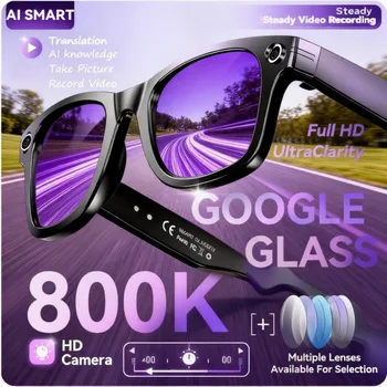AI Smart Glasses with HD Camera – Bluetooth Calling, Video Recording, Photo Recognition, Voice Assistant & Real-Time Translation Sunglasses 1