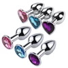Mini Sexy Jelly Color Metal Anal Plug Anal Dilator for Adult Men and Women Fun Flirting Masturbation Masturbation Adult Toys Gay 1