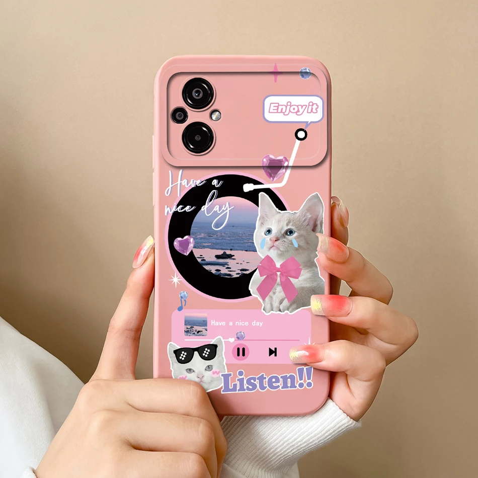 Liquid Silicone Soft Back Cover - New Design Full Protection Case