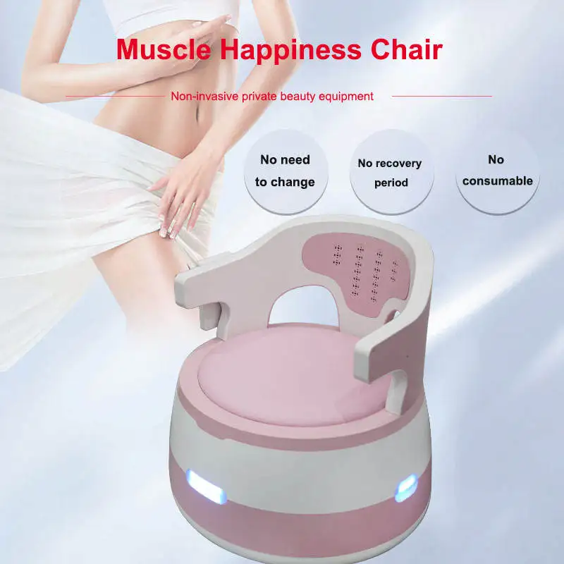 Painless Ems Muscle Training Stimulator Electromagnetic Floor Seat Private Emslim Chair for Pelvic Floor Repair for Beauty Salon tighten your private part muscles ems pelvic floor muscle chair happiness massage chair improves urinary incontinence