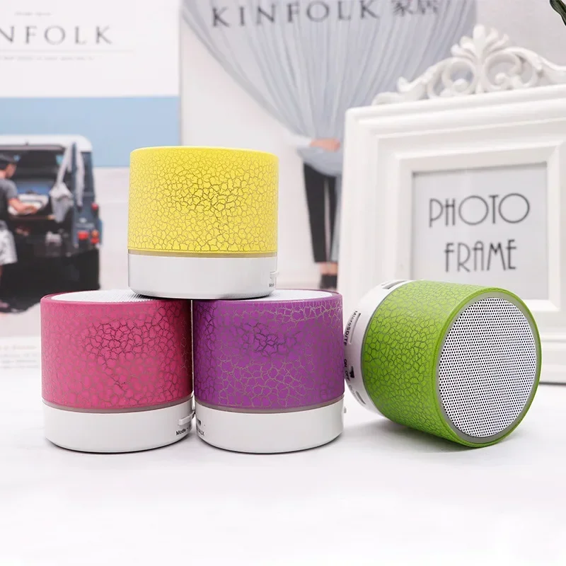 Wireless Mini LED Bluetooth Speakers Wireless Music Audio TF USB FM Stereo Subwoofer with Mic