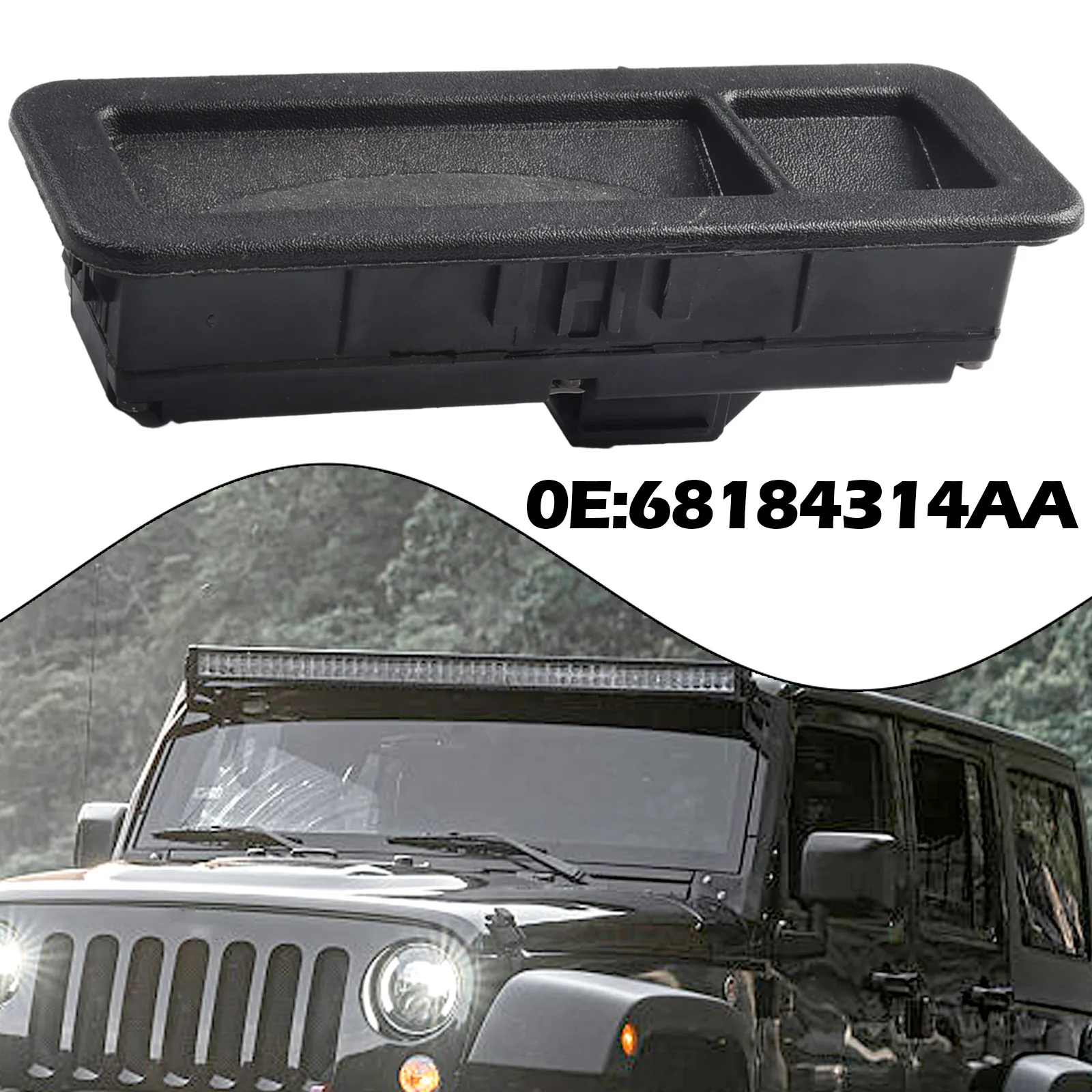 

Для Cherokee 2014-2018 переключатель подъемных ворот автомобиля 68184314AA аксессуары прямая установка высококачественные детали пластик