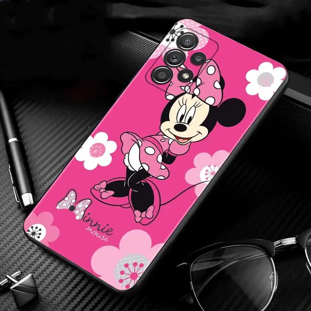 Phone Case For Samsung Galaxy A51 A12 A71 A41 A31 A21s A13 A03 A02s A02 A22 A32 4G/5G A52 A52s A72 Coque Cartoon Minnie Mouse B07