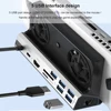Dock Console Hub HDMI-Compatible Dock Stand 4K 60Hz Gigabit Ethernet 1000Mbps Type C USB 3.0 2.0 PD 100W RJ45 for ROG Ally Game 5