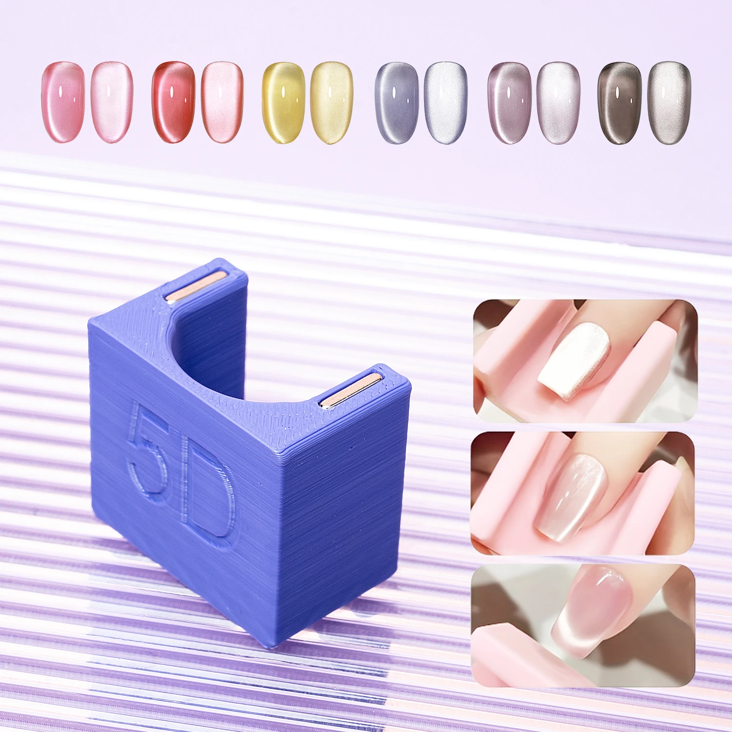 5D automatisches Katzenaugen-Nagelkunst-Werkzeug, keine Fähigkeiten erforderlich, verfügt über einen starken Magnet, einfach für Anfänger zu bedienen. – Detail 9