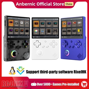 ANBERNIC RG 40XXV 64 Bit Linux Console di gioco portatile retrò Schermo IPS da 4.0 '' Supporta 5G WiFi Bluetooth HD-Out RG40XXV con APP 1
