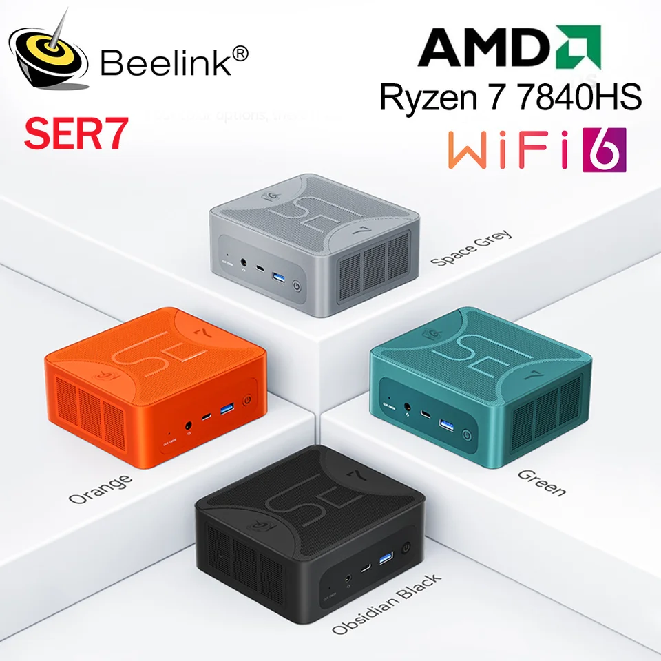 Beelink SER7 ミニPC Ryzen7 32GB 1TB Win11 Amazon.com: Beelink SER7 Mini PC, AMD Ryzen 7 7840HS(Up to