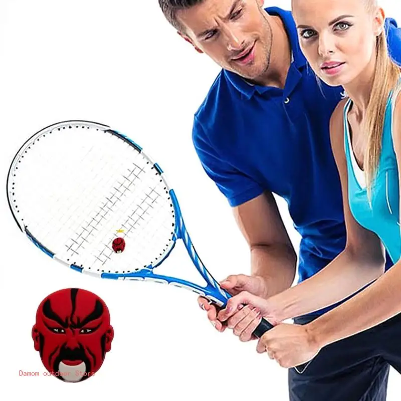 8Pc Tennis Racket Dampeners Silicone Tennis Shocking Absorbers