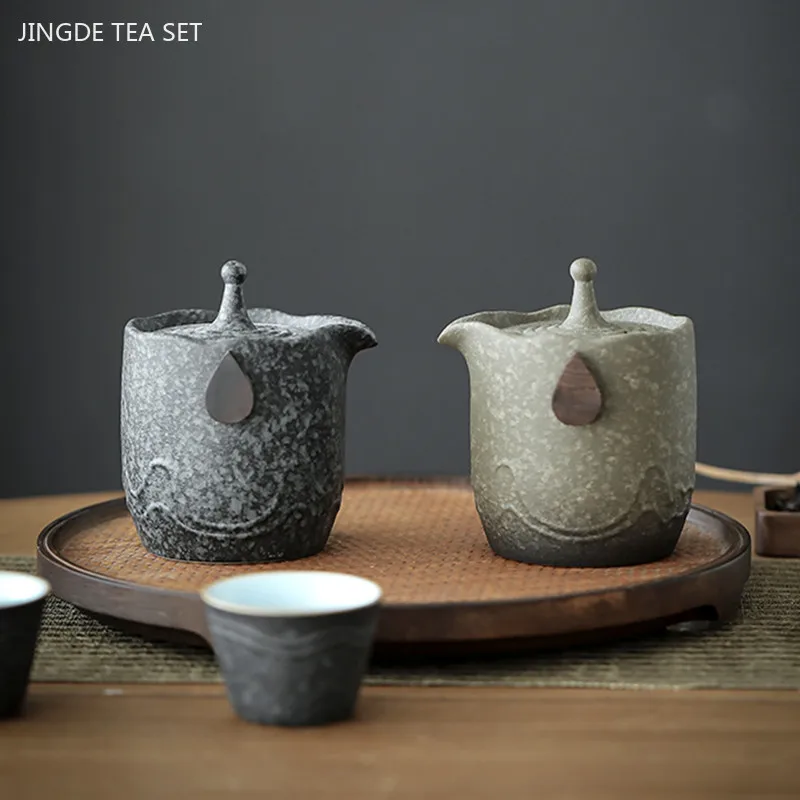 Water Drop Shaped Quick Cup 1 Pot 2 Cups Travel Teaware Custom Teapot and Cup Set Portable Beauty Tea Set with Storage Box