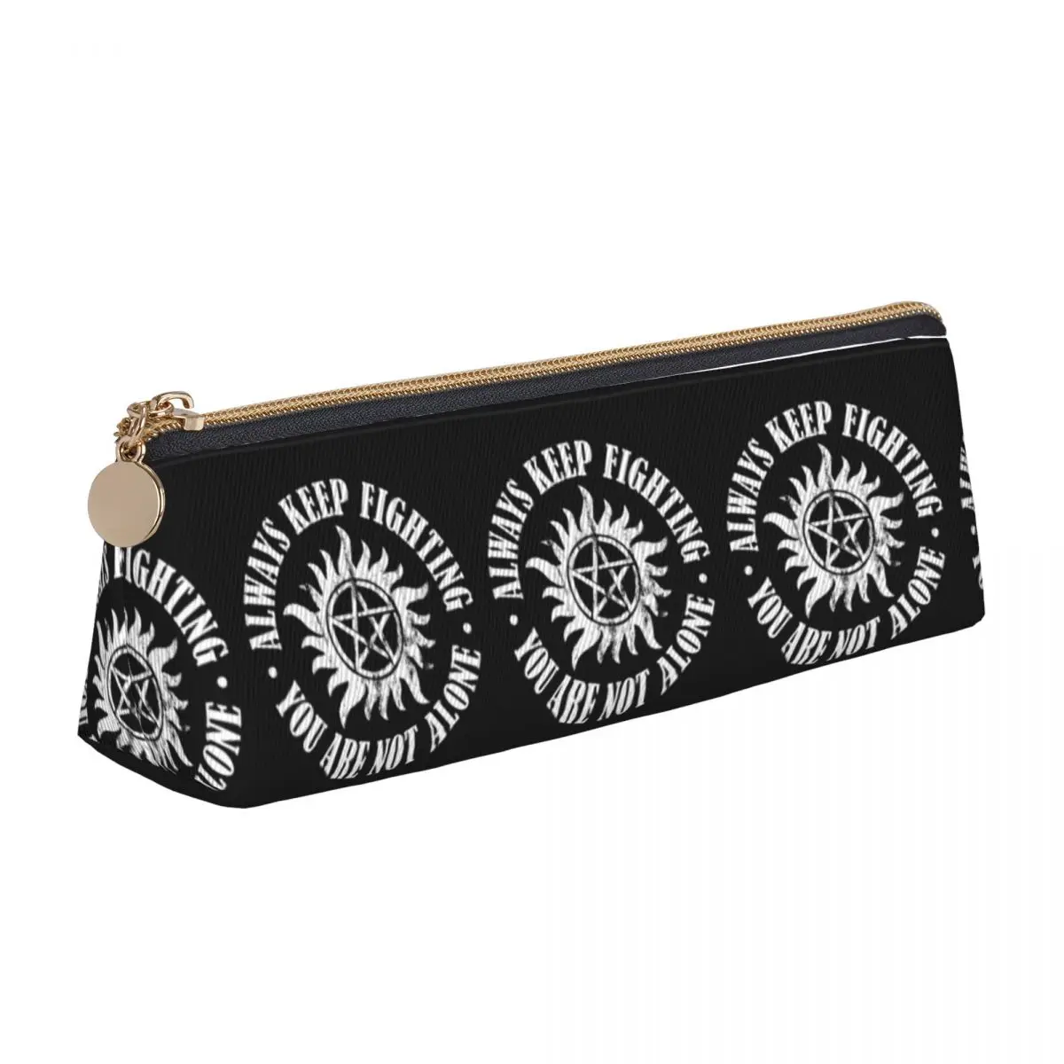 

Always Keep Fighting Pencil Case Fashion Logo Large Pencil Box Kids Zipper Cute School Pencil Cases Graphic Supplies