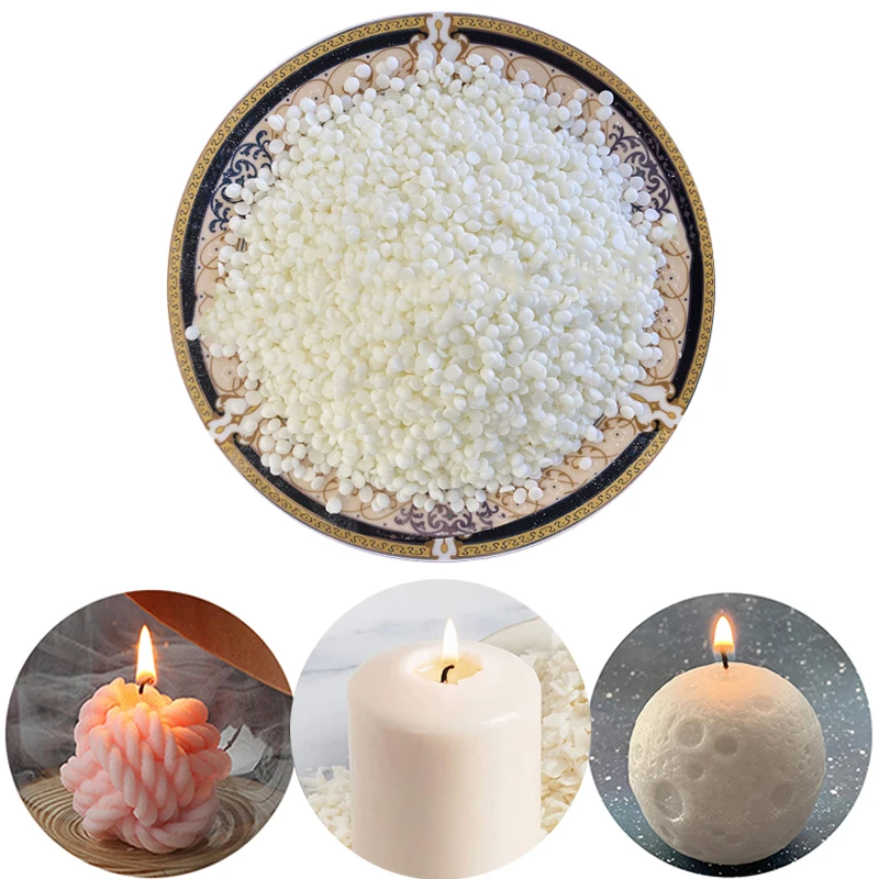 Candle Wax Natural Soy Wax For DIY Candle Making Supplies Waxed Candles Wicks Material Handmade Gift 50g/100g soy wax,candle making wax