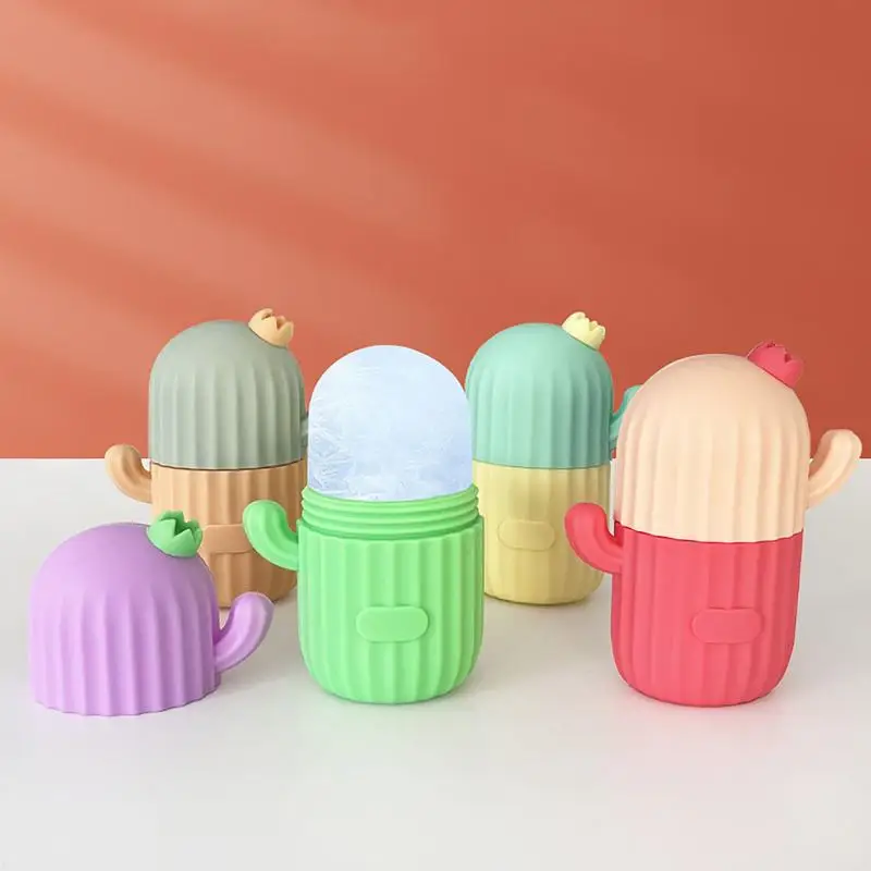 Facial Ice Cube Mold Silicone Freezing Beauty Swelling Face Massager Moisturizing Washable Icing Mould ice mold