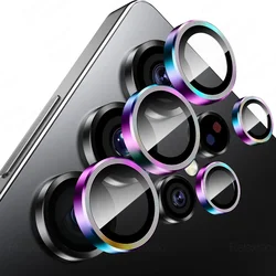 Titanium Alloy Metal Lens Ring Protector - S25 5G (Colorful 04)