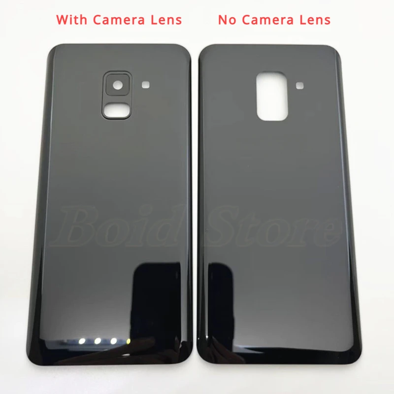 Back Glass Battery Cover Rear Door Housing Case With Camera Lens Replacement Parts For SAMSUNG Galaxy A8 2018 A530 A530F camera lens cover phone back cover glass phone back cover phone camera lens glass battery cover samsung phone case