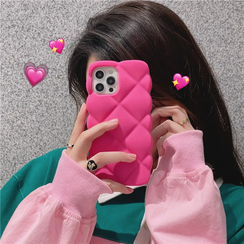 Silicone Hot Pink iPhone Case –