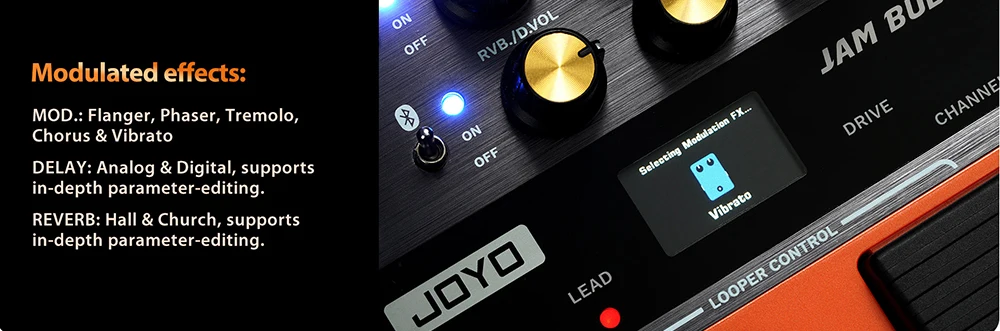 JAM BUDDY II 10W Guitar Amp 14 Amp Models 9 Effects Drum Machine Looper Bluetoot