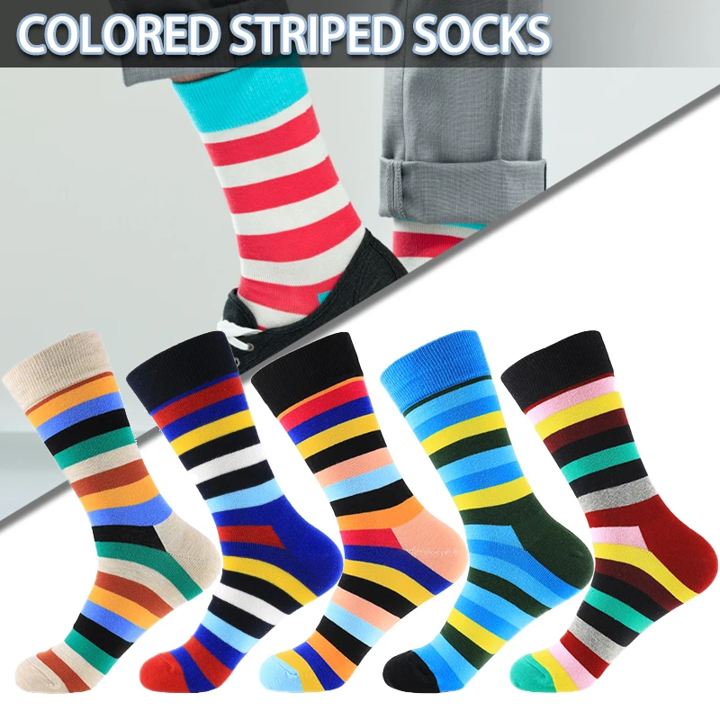 Sky Madrid Striped Socks (5 Pairs) main image 0