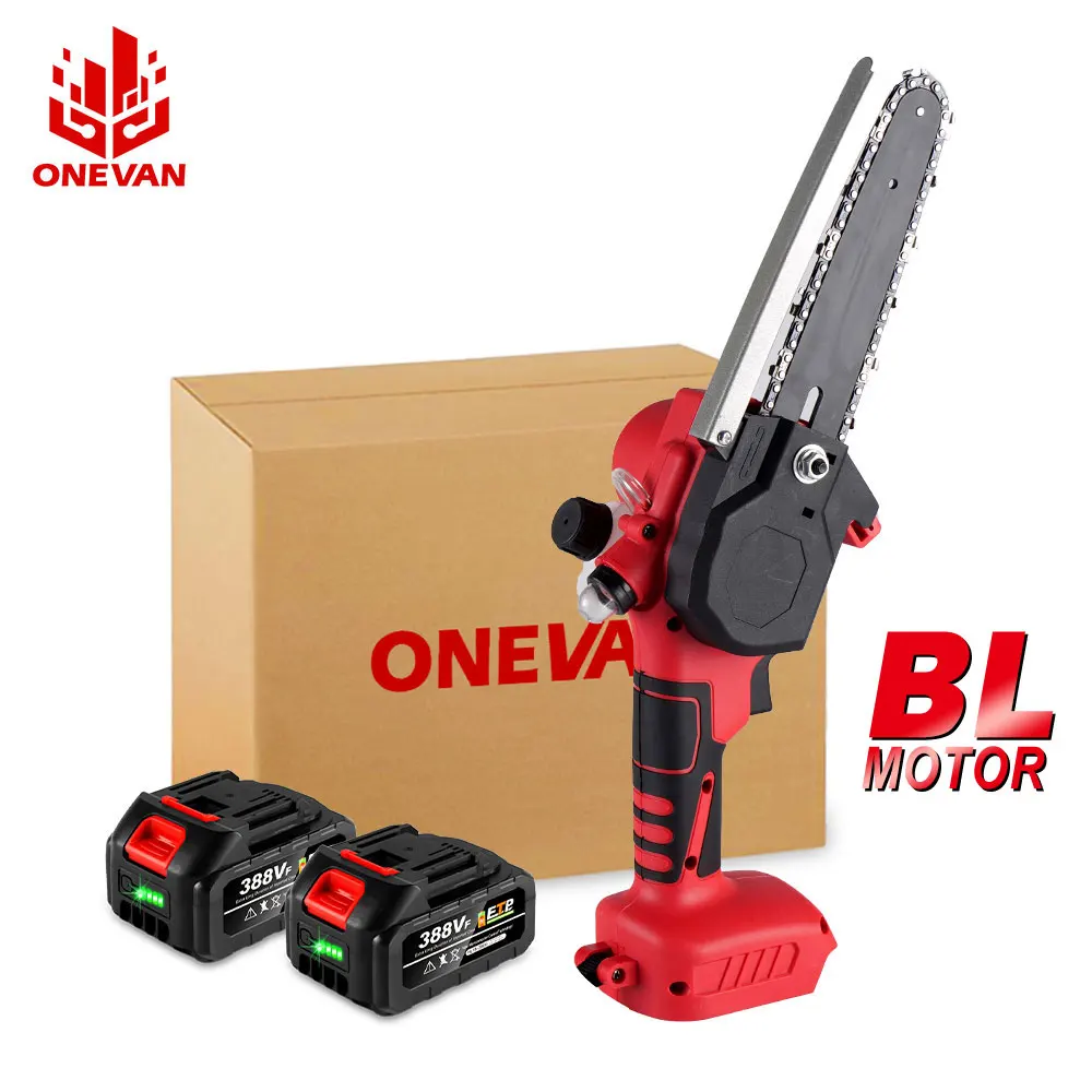 Onevan 3000w 6 Inch Brushless Electric Saw Cordless Garden Logging
