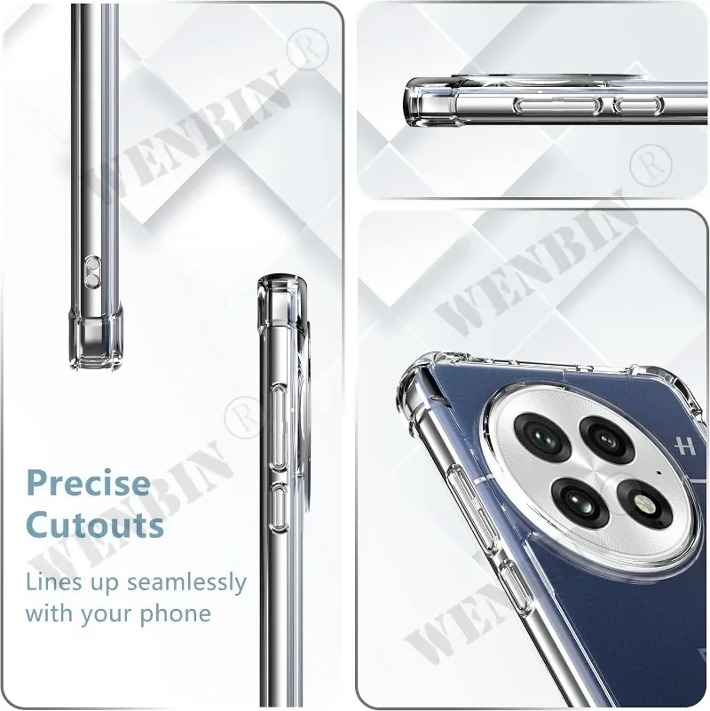 Transparent TPU Shockproof Protective Case Cover