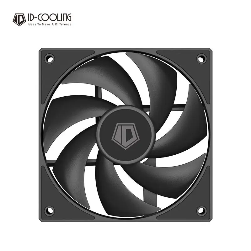 ID-COOLING AF-125 120mm FDB Bearing PWM Silent Fan, High Airflow Cooling for CPU