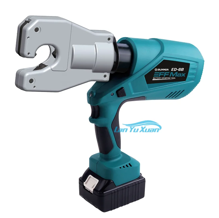 ZUPPER ED-6B fastest and most reliable point-crimping without dies hydraulic electrical pipe cable crimping tool zupper pz 300c presszange akku 2 in 1 mini battery powered tool for crimping and cutting cable