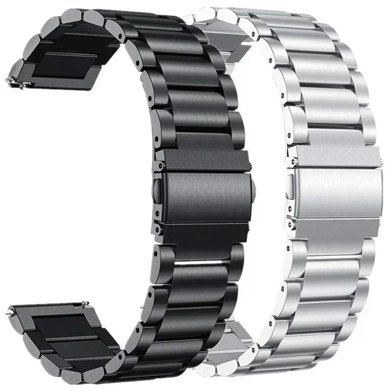 Stainless Steel Strap - 18mm/20mm Premium Watchband Bracelet