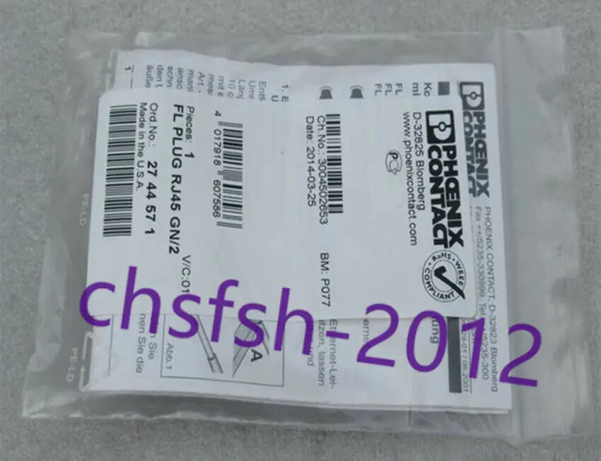 

1 шт. новый разъем Phoenix FL RJ45 GN/2 2744571 в коробке
