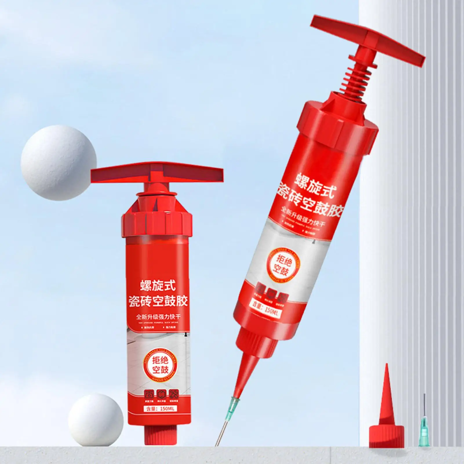 Grouting Adhesive For Floor Tiles Drumming Adhesive Strong Fast Drying Spiral Tile Adhesive Quick drying ceramic tile