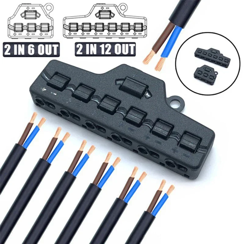 railway train port box 3/6 Distribution Port Hub for SMD Led Model Miniature Lighting System DC Lamp