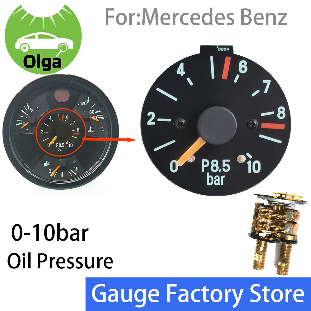For Mercedes-Benz heavy trucks MB combination table Oil pressure gauge Double needle instrument