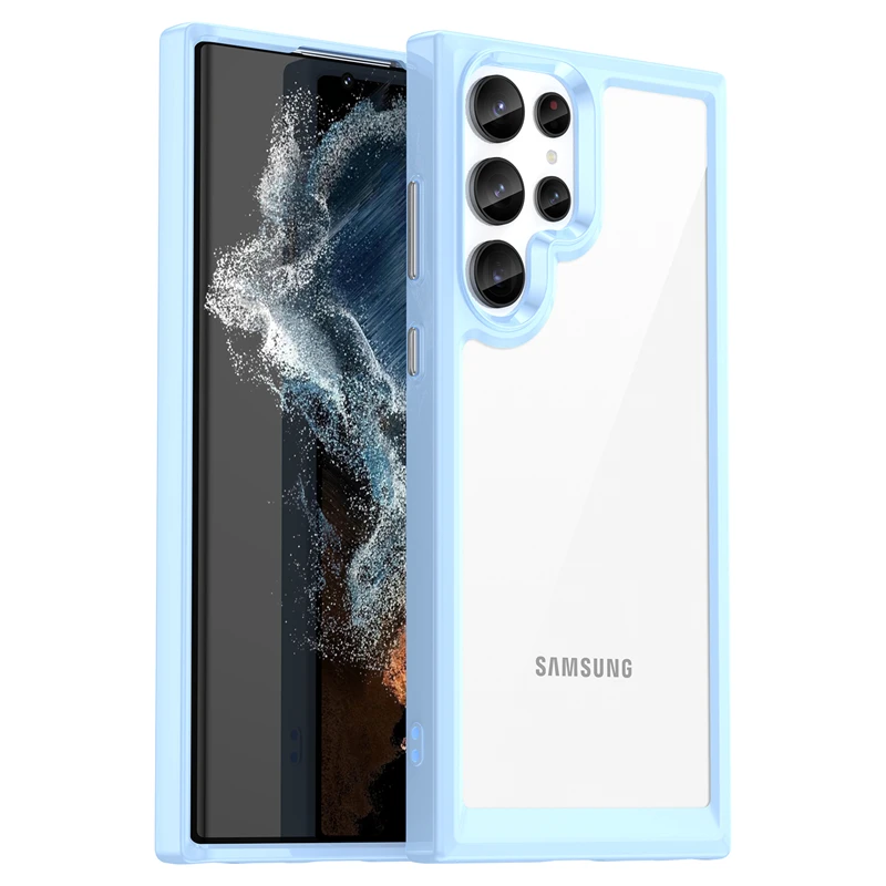 Clear Shockproof Silicone TPU Protector Case