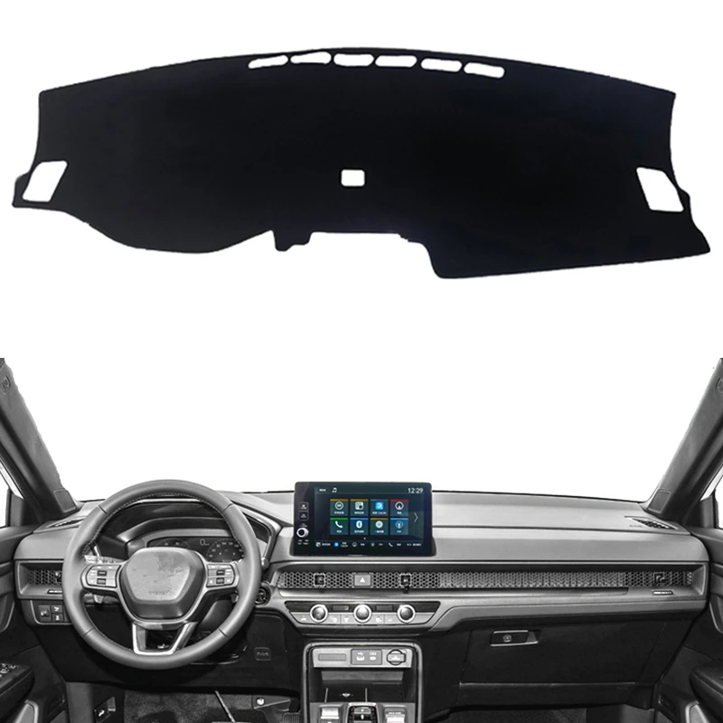 

For Honda CRV CR-V 2023 2024 Car Dashboard Cover Sunshade Mat Pad Protector Anti-UV Dash Board Instrument Carpet Rug Accessories