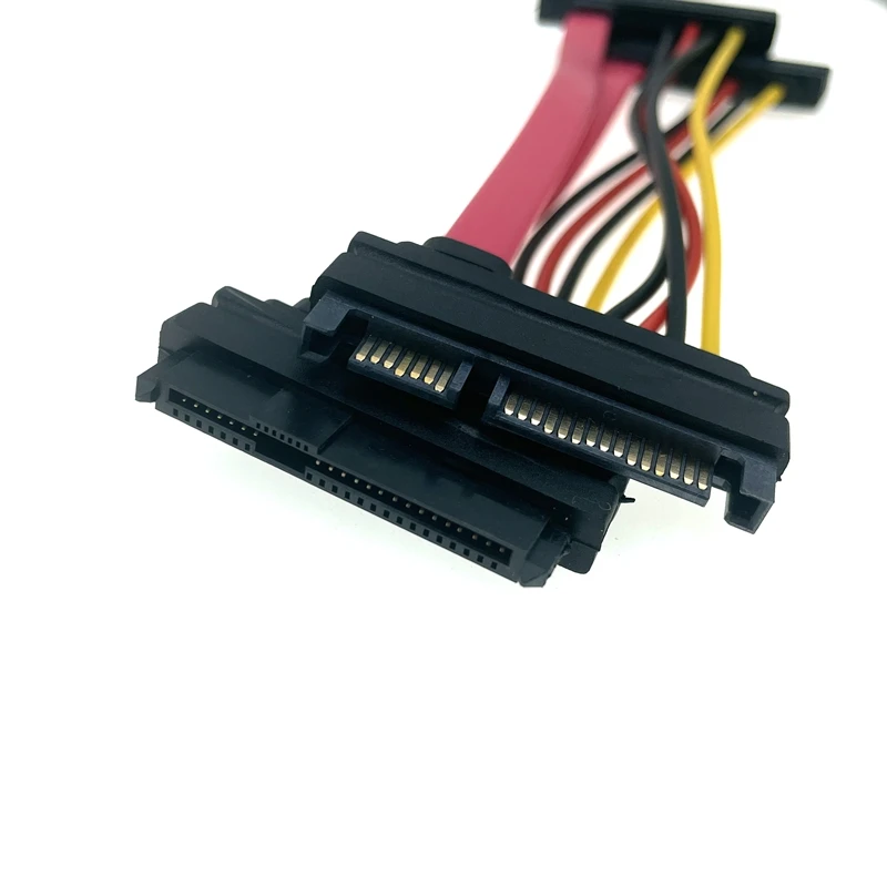 de Alimentação, HDD 29Pin, SFF-8482 para Estilo SATA, 15Pin, 10cm