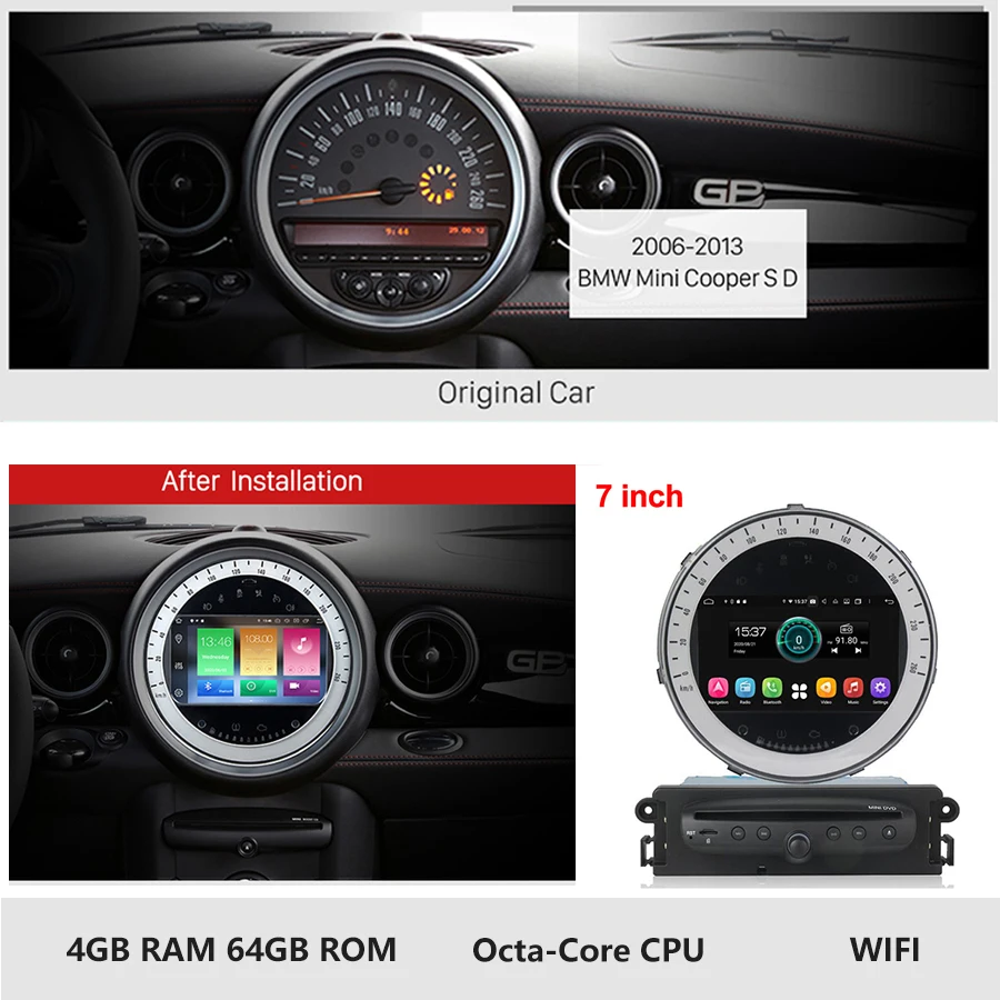ふ*る様 ミニクーパーR56(2型後期) マルチメディアプレーヤー アンドロイド ふ*る様 ミニクーパーR56(2型後期) マルチメディアプレーヤー