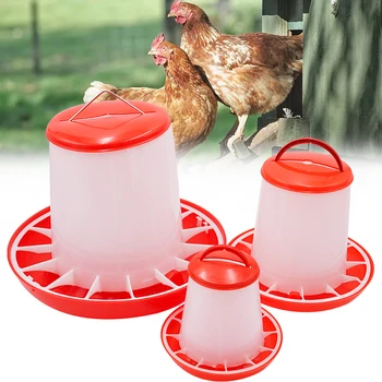 1/3/5/9Kg Automatic Chicken Feeder Bucket Rooster Hen Feeding Device 3