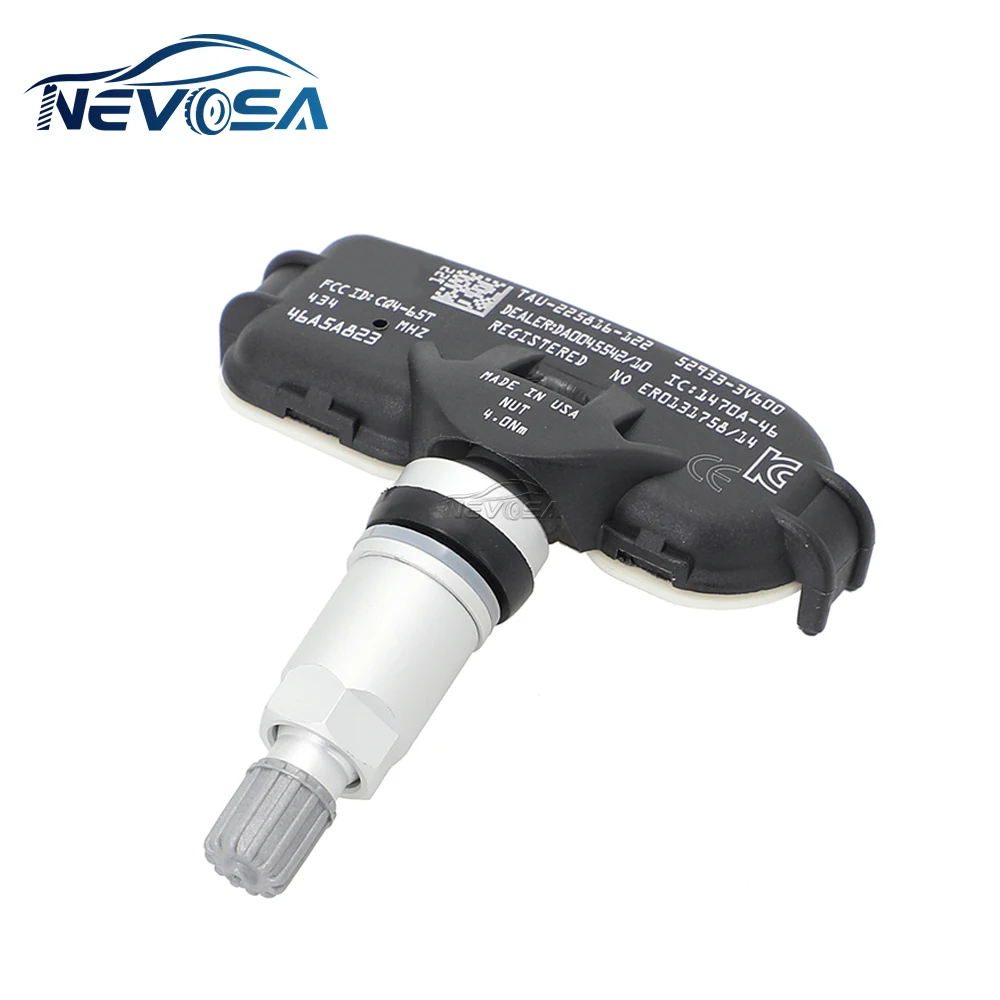 Tyre Pressure Monitoring System TPMS Sensor 52933-3V600 Kia Rio Mohave Hyundai I40 Azera Grandeur 433MHz 529333V600
