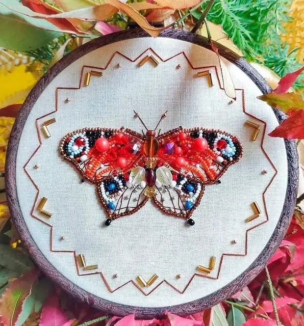 Kit de broderie de perles d'insectes, bricolage, artisanat, dessin animé, point de croix, série d'insectes, broderie de perles, ensemble de motifs d'insectes gravés 6
