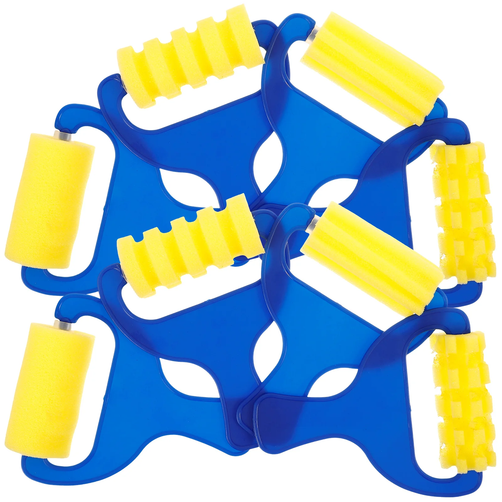 Nuobesty Painting Brush Foam Paint Rollers Paint Roller Sponge Brush Foam Drawing Tools Sponge Stamp Brush Girls Graffiti