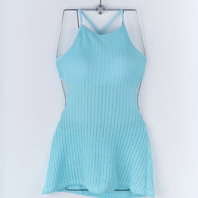 2025 New Sexy Bikini Swimsuit Women's Slimming Beach Vacation Hot Spring Swimwear Skirt Style Nylon Fabric with Chest Pad